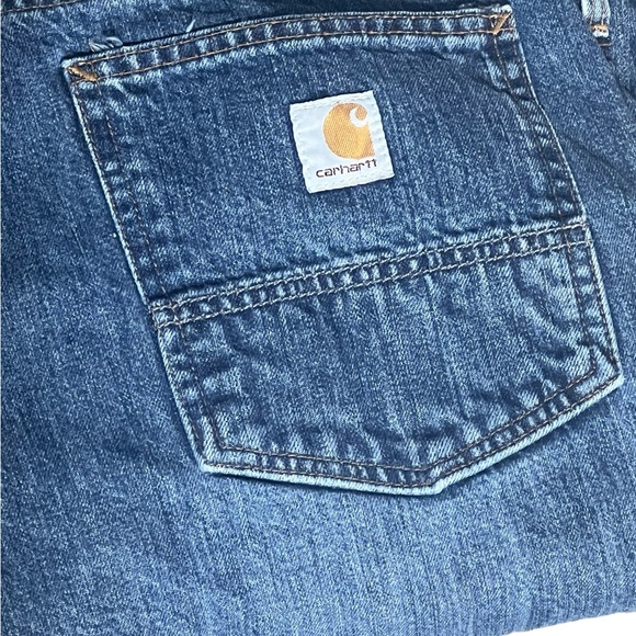Men’s Carhartt, Relaxed Fit, 40x32, Zip-Up Jeans. D36 - Picture 8 of 11